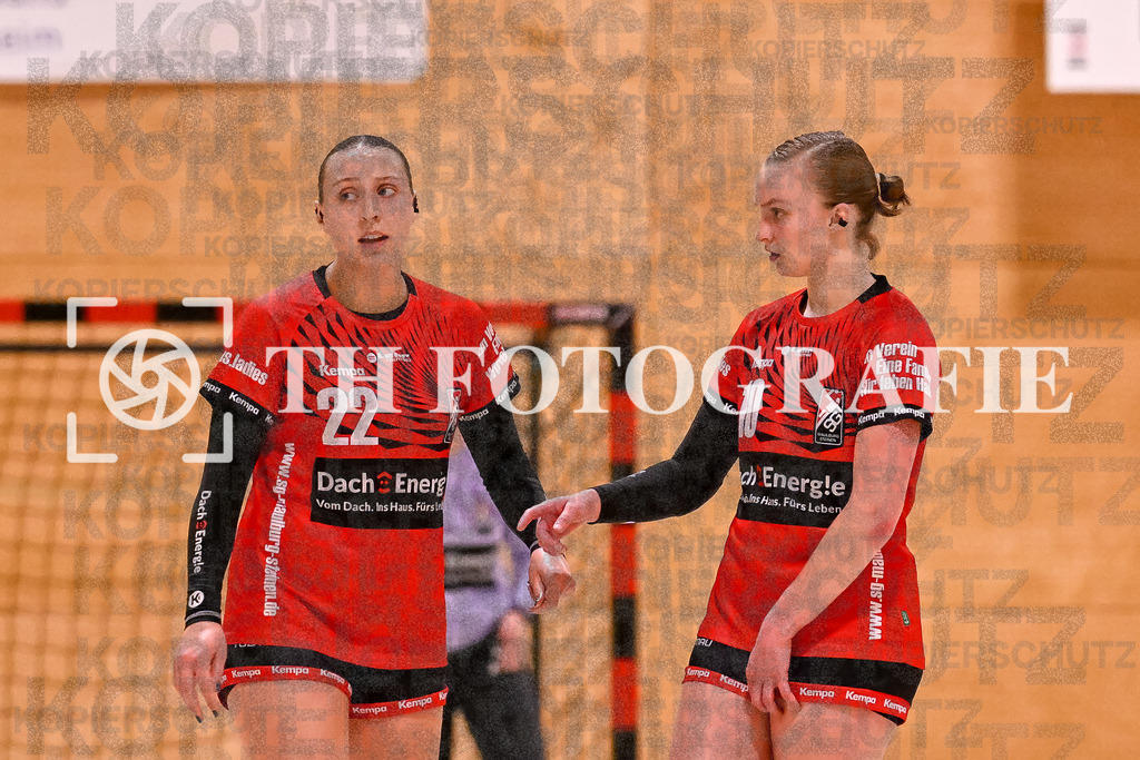 GER, SG Maulburg/Steinen - HSG Dreiland, Frauen-Handball, Oberliga Suedbaden, 3. Spieltag, Saison 2024/2025, 12.10.2024 | Maike Hartmann (SG Maulburg/Steinen, #22), Amely Haas (SG Maulburg/Steinen, #10)GER, SG Maulburg/Steinen - HSG Dreiland, Frauen-Handball, Oberliga Suedbaden, 3. Spieltag, Saison 2024/2025, 12.10.2024Foto: TH Fotografie/Thomas Hess