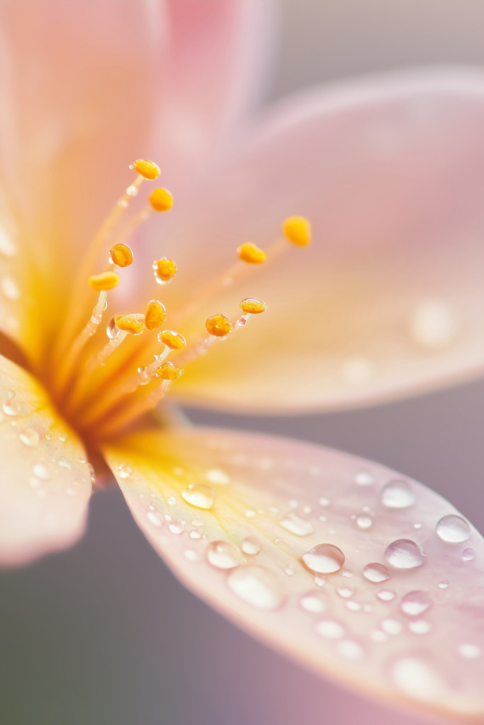 2412011 - Zarte Blüte | Blüten-Makromotiv im Stil einer Fotografie.