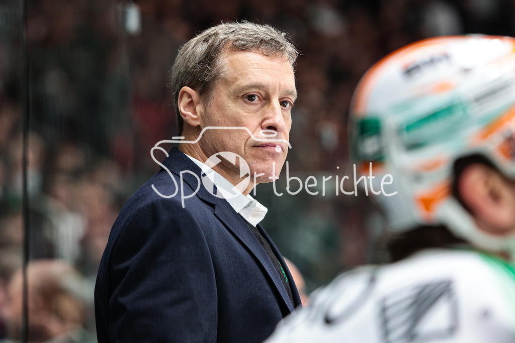 Augsburger Panther - Bietigheim Steelers | Steelers CO-Trainer Fabian DAHLEM in Aktion