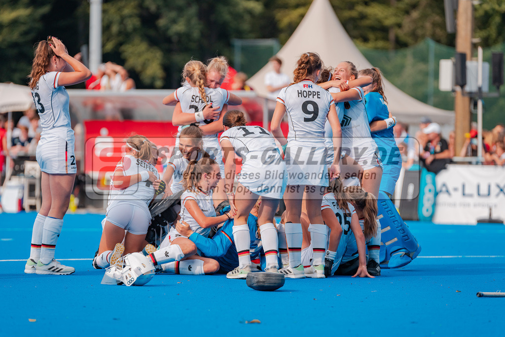 HK_20230716_103116 | Euro Hockey WU18 Girls Finale Belgium vs Germany Championship Girls &amp; Boys am 16.7.2023 CHTC , Krefeld ,