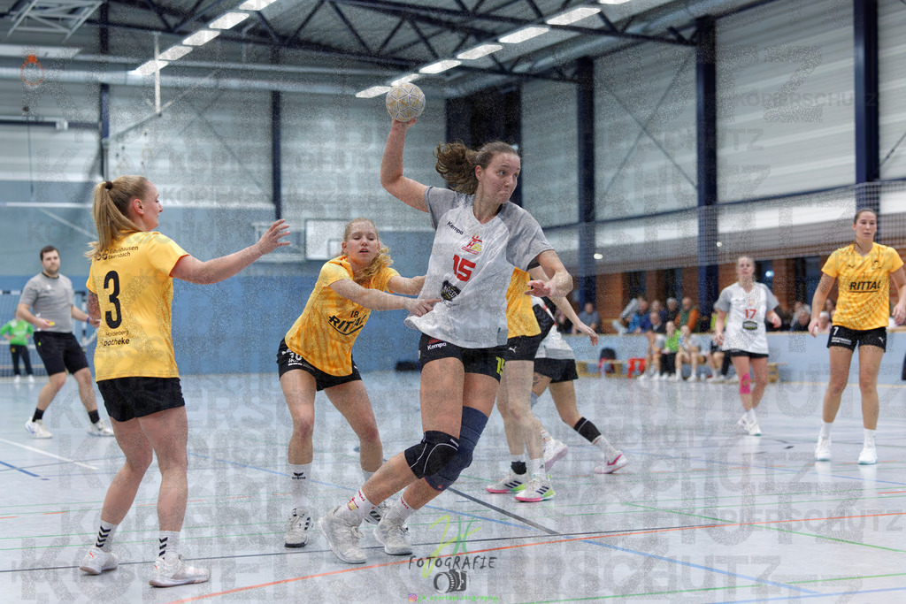 Frauen Oberliga Mitte (HHV); HSG Eibelshausen/Ewersbach - HSG Wettenberg II | Frauen Oberliga Mitte (HHV); HSG Eibelshausen/Ewersbach - HSG Wettenberg II am 13.12.2025 in Steinbrücken (Sporthalle am Hammerweiher)Photo © 2025 - Jörg Heinrich - Realisiert mit Pictrs.com