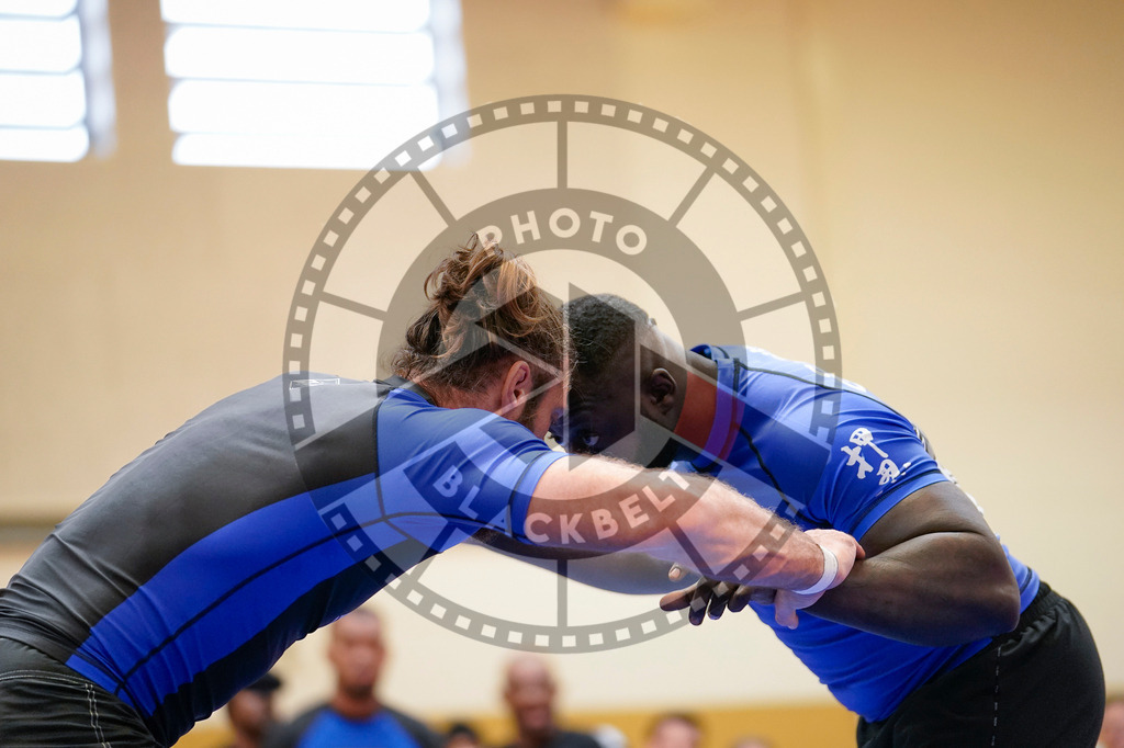 20240203PBB07892 | Fighters compete during the Brazilian Jiu-Jitsu Championship of the AJP Tour in Maintal by Frankfurt am Main, Germany, on February 2, 2024.