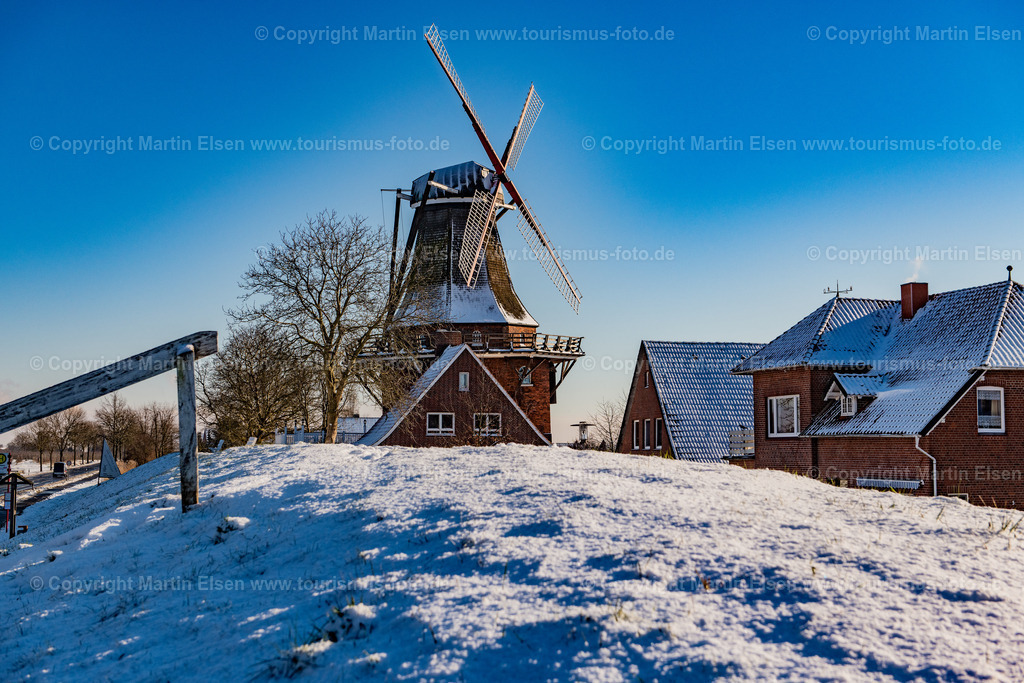 Altes Land Winter Schnee Borstel Mühle_Elbe_ELS_0820300121 | Fotos aus den Touristenorten aus Norddeutschland. - Realisiert mit Pictrs.com