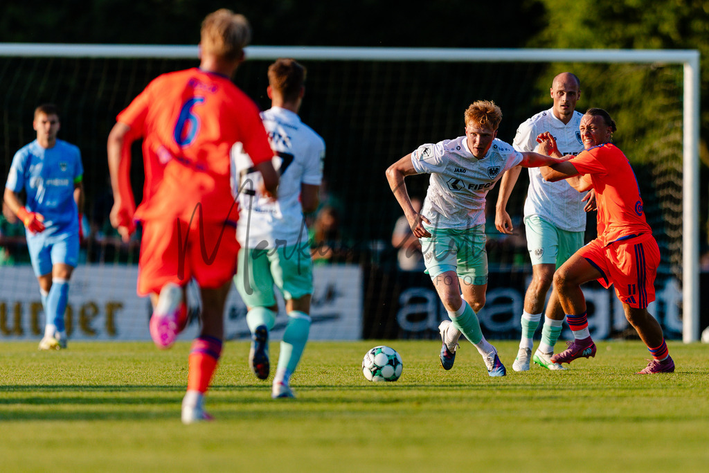Testspiel, Saison 2026/27: SC Preußen Münster - Kickers Emden | Billerbeck, 10.07.2026: Testspiel, SC Preußen Münster gegen Kickers Emden auf der Anlage des DJK Billerbeck in Billerbeck. Foto: sportfotografie.ms | Markus Paletta - Realisiert mit Pictrs.com