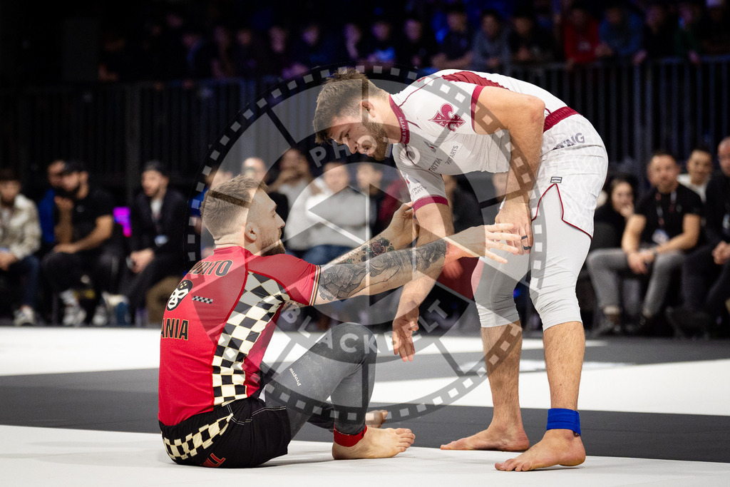 20260215PBB9178 | Fighters compete during the ADCC European Trials competition day 2 in Belgrade, Serbia, on February 15, 2026.