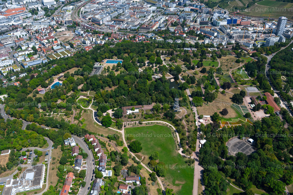 4034738 | STUTTGART 22.07.2020 Parkanlage Höhenpark Killesberg in Stuttgart im Bundesland Baden-Württemberg, Deutschland. // Park of Hoehenpark Killesberg in Stuttgart in the state Baden-Wuerttemberg, Germany. Foto: Gerhard Launer