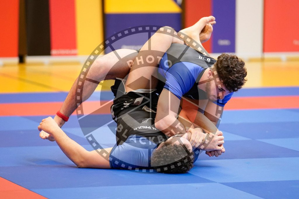 20240203PBB08144 | Fighters compete during the Brazilian Jiu-Jitsu Championship of the AJP Tour in Maintal by Frankfurt am Main, Germany, on February 2, 2024.