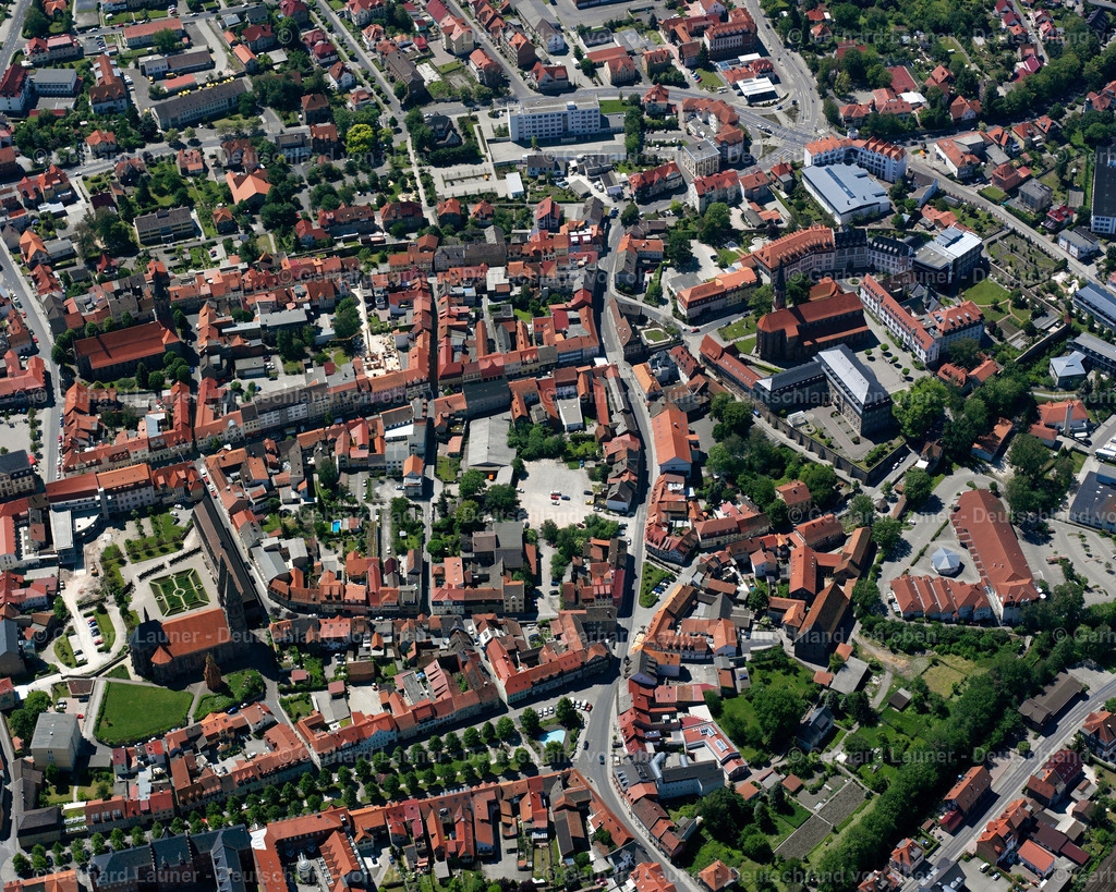 2634172 | HEILBAD HEILIGENSTADT 09.06.2006 Stadtansicht des Innenstadtbereiches  in Heilbad Heiligenstadt im Bundesland Thüringen, Deutschland // City view on down town  in Heilbad Heiligenstadt in the state Thuringia, Germany Foto: Gerhard Launer