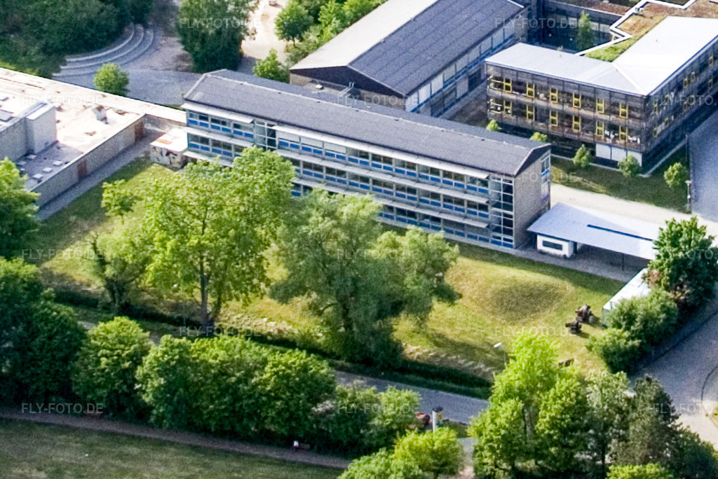 Luftbild: geplantes Schulgartengelände der IGS in Kandel im Bundesland Rheinland-Pfalz in Deutschland. Foto: IMG_1890.jpg vom 14.05.2006 durch Werner Riehm/FLY-FOTO.de