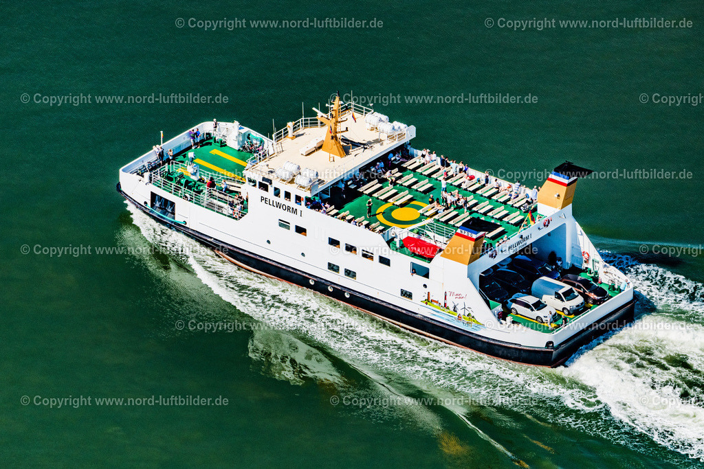 Pellworm_1_Peronen_und_Autofähre_Pellwormer_Dampfschiffahrtsgesellschaft_ELS_8085130822 | PELLWORM 13.08.2022 In voller Fahrt " Pellworm 1 " in Pellworm Nordfriesland im Bundesland Schleswig-Holstein, Deutschland. // At full speed "Pellworm 1" in Pellworm Nordfriesland in the state Schleswig-Holstein, Germany. Foto: Martin Elsen