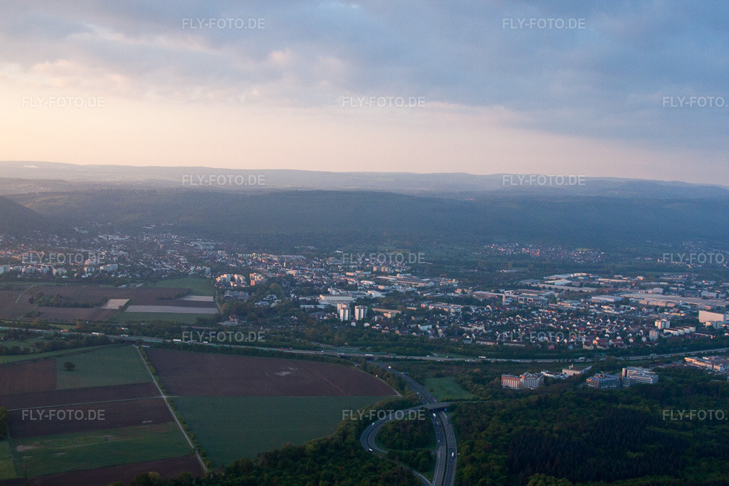 Luftbild: Ettlingen von Westen in Ettlingen im Bundesland Baden-Württemberg in Deutschland. Foto: IMG_56885.jpg vom 08.05.2013 durch Werner Riehm/FLY-FOTO.de