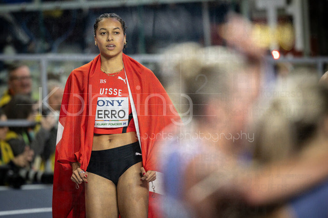 World Athletics Indoor Championships Kujawy Pomorze 26, 22.03.2026 | TORUN, POLAND - MARCH 22:  Audrey WERRO (SUI), 2nd place / silver 800m during the World Athletics Indoor Championships Kujawy Pomorze 26 on day 3 / session 2 at Kujawsko-Pomorska Arena Torun on March 22, 2026 in Torun, Poland. 