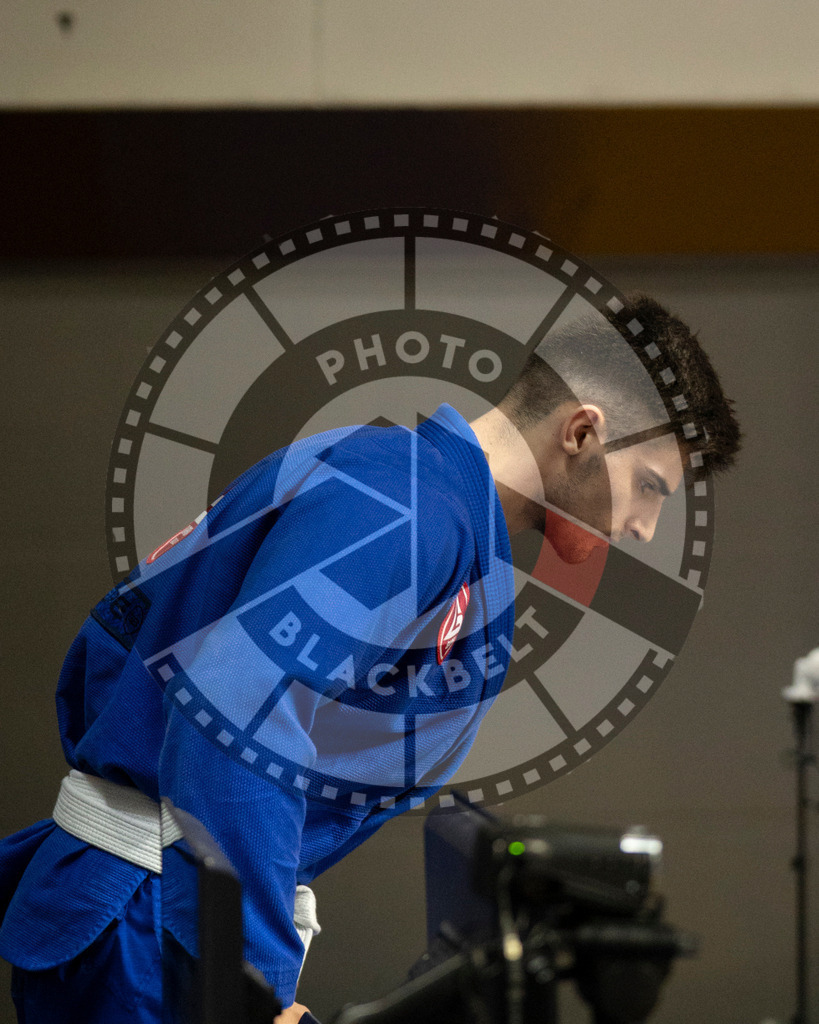 20240119PBB1178 | Fighters compete during the IBJJF European Championship in Paris, France, on January 19, 2024.