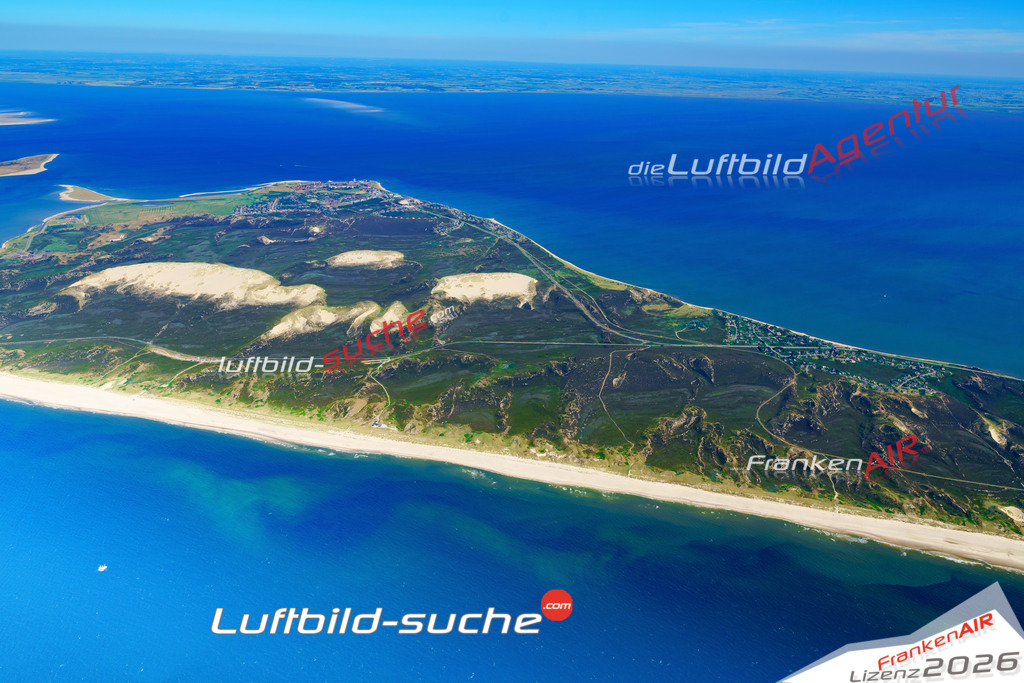 Die Luftbildaufnahme Nord - Sylt wurde 2018 mittels Flugzeug (keine Drohne) erstellt. Perfekte Schärfe und Druck- Auflösung- Garantiert!