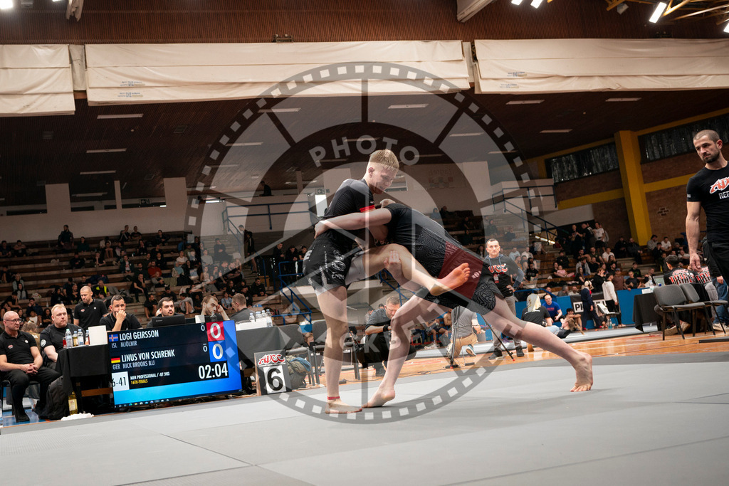 20240217PBB04116 | Fighters compete during the ADCC European, Middle Eastern and African Championship in Zagreb, Croatia, on February 17, 2024.