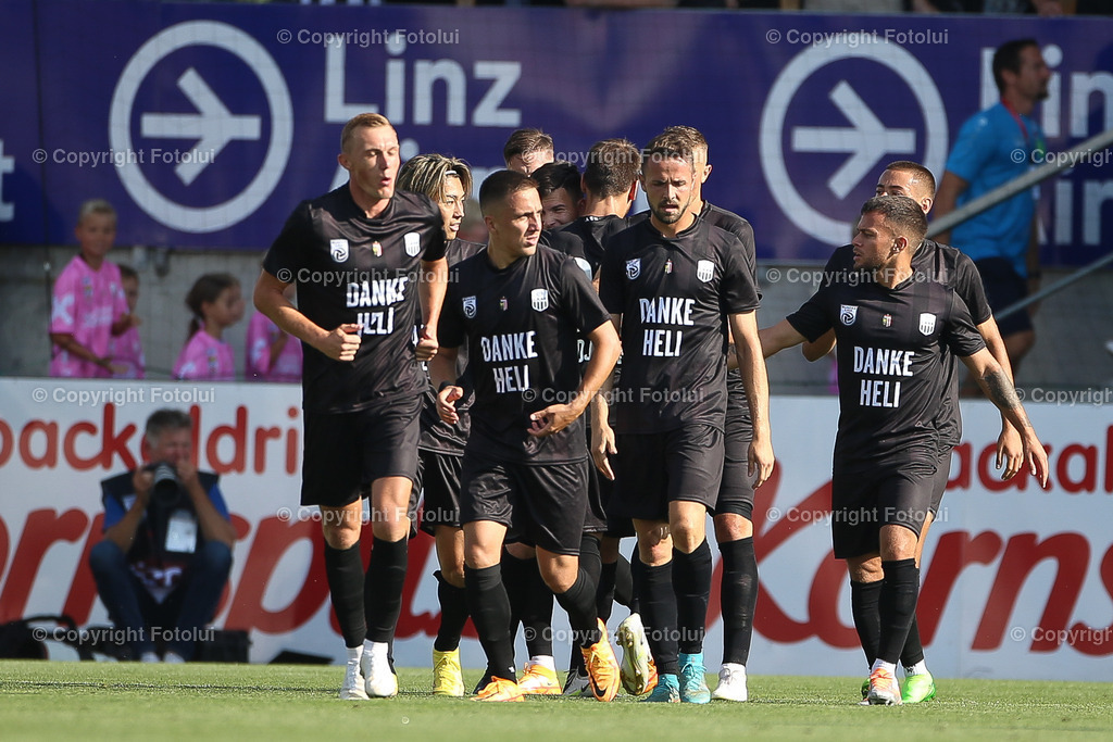 A_LUI_20220814_0011 | SPORT FUSSBALL ADMIRAL BUNDESLIGA  LASK VS RAPID

IM BILD: Torjubel (LASK)


FOTO:FOTOLUI/UW