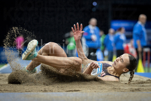 ISTAF Indoor; Duesseldorf, 24.01.2026 | DUESSELDORF, GERMANY - JANUARY 24:  Ramona Elena Verman (ROU) during the long jump competition of the ISTAF Indoor Dusseldorf at PSD Bank Dome on January 24, 2026 in Duesseldorf, Germany. 
