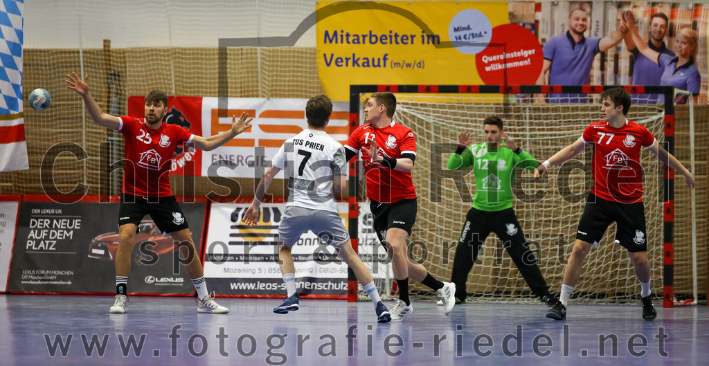 2023-04-01_073_SV_Anzing_gegen_TuS_Prien | Anzing, Deutschland, 01.04.2023:
Handball, Bezirksliga 2022 / 2023, 12. Spieltag, SV Anzing gegen TuS Prien, Endergebnis: 

Foto: Christian Riedel / fotografie-riedel.net
