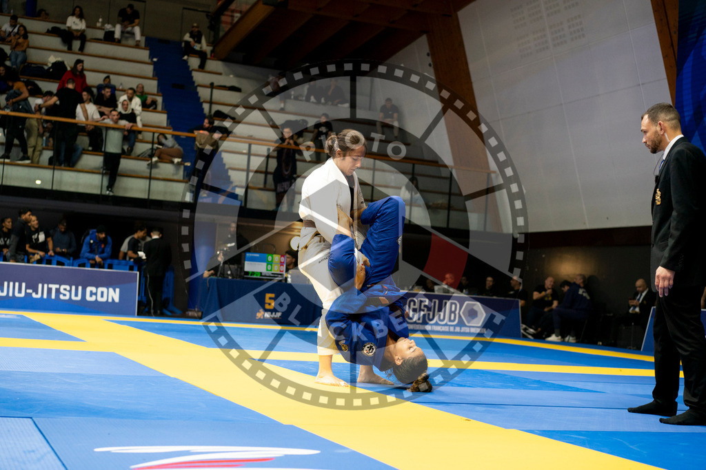 20240124PBB04713 | Fighters compete during the second day of the IBJJF European Championship in Paris, France, on January 24, 2024.