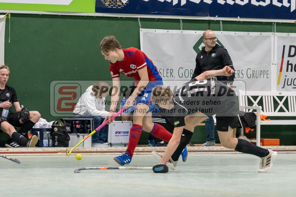 SFE_20230304_0016 | Deutsche Meisterschaft Männliche U16 Halle 2023 am 04.03.2023 in Köln (KTHC Stadion Rot-Weiss Köln Tennis and Hockey Club), Photo: Stephan Fehrmann 2022 (Sports-Gallery)