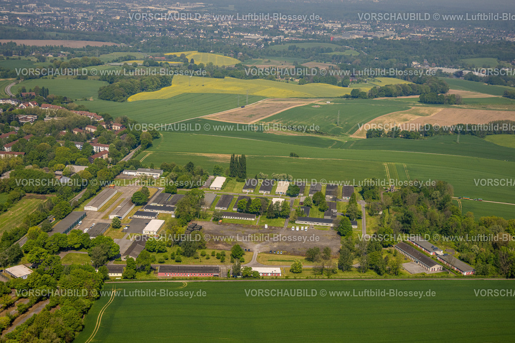 Duesseldorf240501094 | Luftbild, Mobilmachungsstützpunkt Düsseldorf, Bergische Kaserne, Hubbelrath, Düsseldorf, Rheinland, Nordrhein-Westfalen, Deutschland