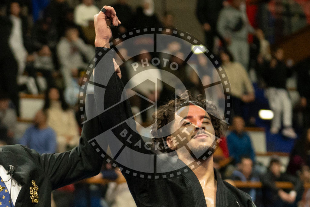 20240119PBB0857 | Fighters compete during the IBJJF European Championship in Paris, France, on January 19, 2024.