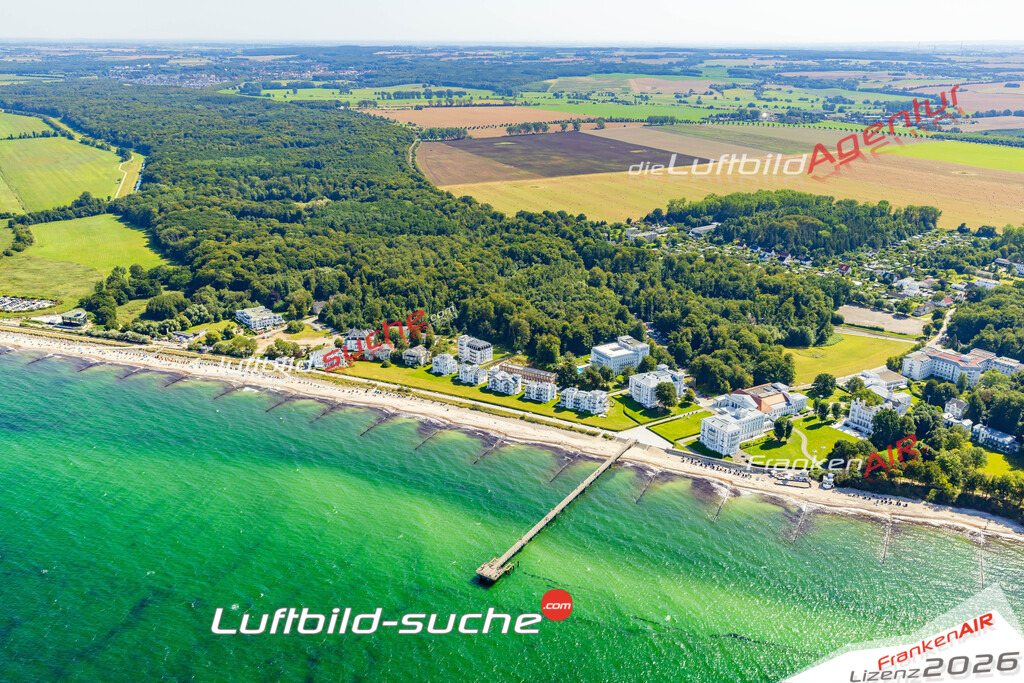 Heiligendamm Bad Doberan Bild- Das Luftbild wurde 2025 vom UL-Flugzeug heraus erstellt ( keine Drohne bzw. Drohnenaufnahme ) - Hochauflösende Luftaufnahme -Nicht vergleichbar mit Google Maps oder Satelittenbilder- Die Geschenkidee !Mit Lizenz und Bildrechte bestellbar - CC