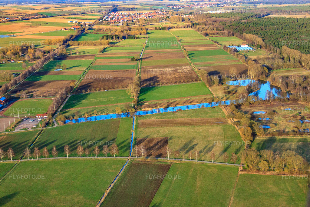Luftbild: Panzergraben Steinfeld in Steinfeld im Bundesland Rheinland-Pfalz in Deutschland. Foto: IMG_38800.jpg vom 20.03.2011 durch Werner Riehm/FLY-FOTO.de