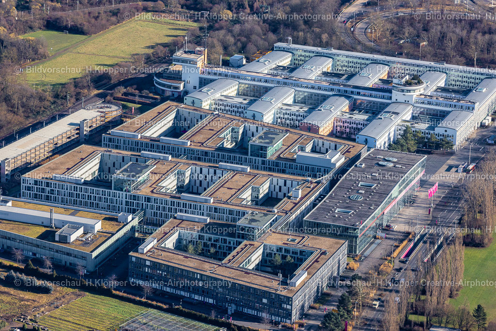 Luftbilder Bonn-6941 | Unternehmen- Verwaltungsgebäude Deutsche Telekom im Ortsteil Beuel in Bonn - Realisiert mit Pictrs.com