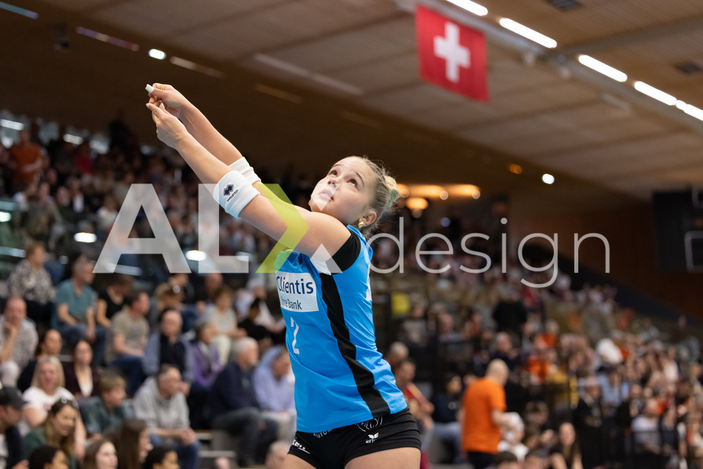 Volleyball I Frauen I Saison 2025-2026 I Volleyball NLA | Women I  Playoffs Finals 1/5 I viteos NUC - VC Kanti Schaffhausen I 06.04.2026 | 2 Kimi Schnegg (CH) (VC Kanti Schaffhausen) – Libera - Realisiert mit Pictrs.com