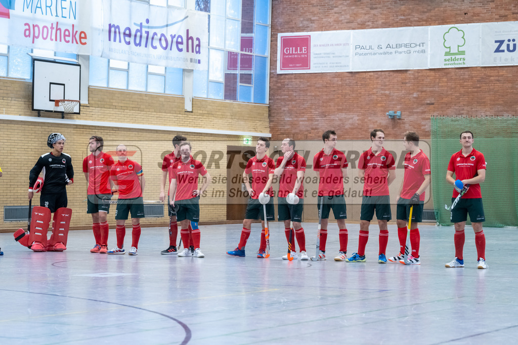 SFE_20230115_0003 | 1. Bundesliga Hockey Herren Schwarz-Weiss Neuss - Crefelder HTC am 15.01.2023 in  (Sporthalle Jahnerstrasse), Photo: Stephan Fehrmann 2022 (Sports-Gallery)
