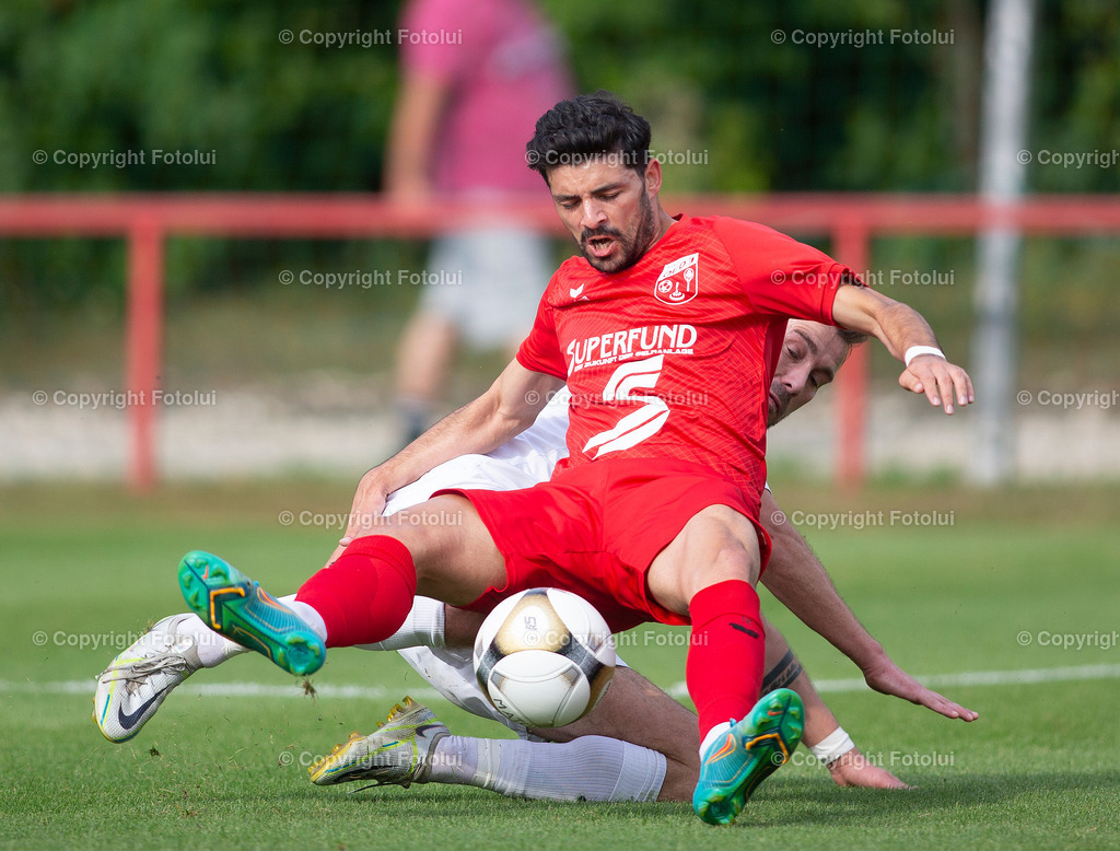 A_LUI_120822_05 | SPORT,FUSSBALL,LT1 OOE LIGA ASKOE OEDT-UNION PROCON DIETACH 12.08.2022 IM BILD: BUENYAMIN KARATAS (OEDT) UND MARIO REITER (DIETACH) FOTO:FOTOLUI