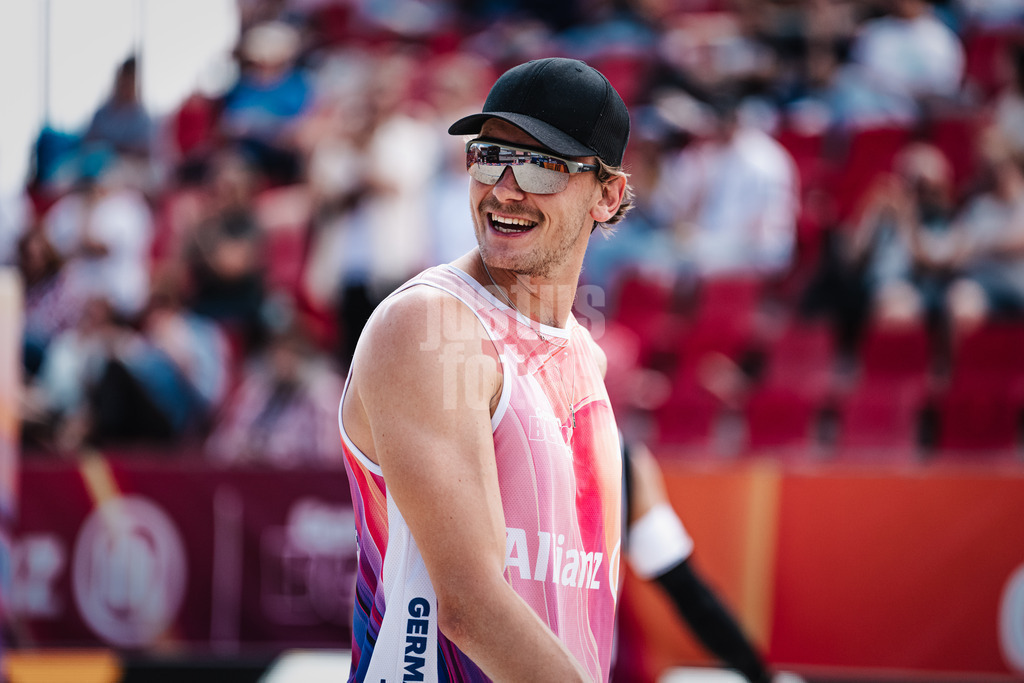 Beachvolleyball | Männer | German Beach Tour 2024 | Tourstop Bremen | 07.06.2024 | Paul Henning fröhlich Portrait