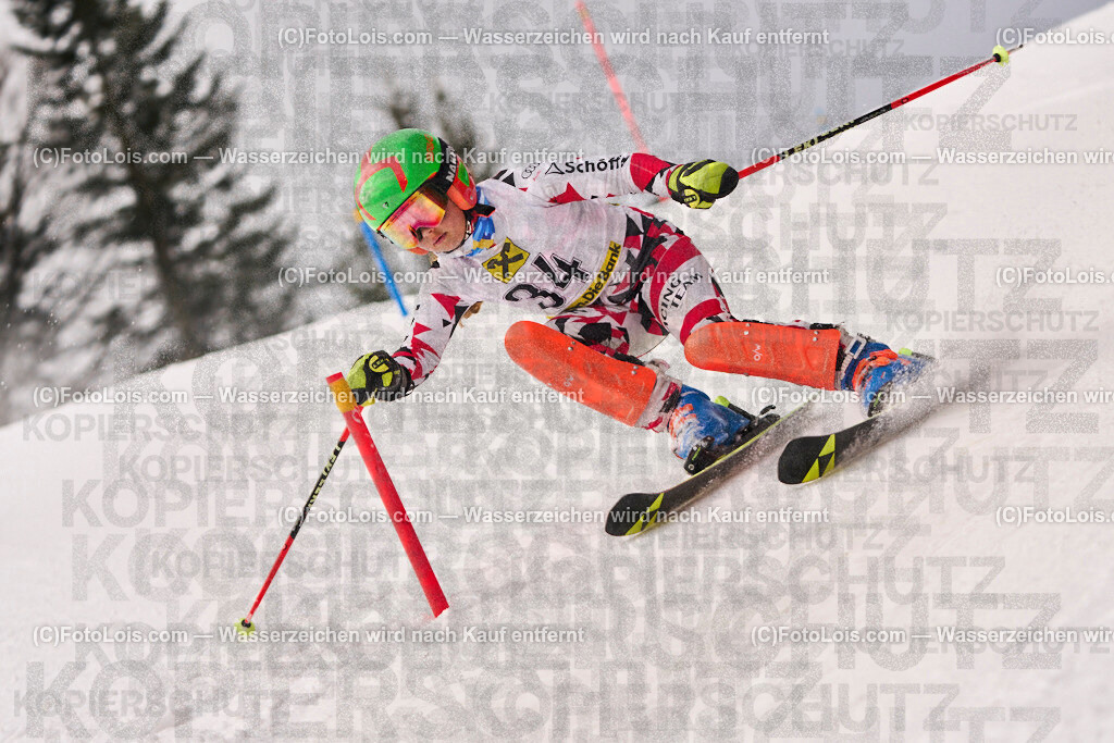 ALP3230_KinderCup-SL_STMK_Strallegg_Auinger Isabella | Raiffeisen KINDERCUP Alpin, SLALOM auf der JogllandStreif in Strallegg am So 23. Februar 2025. Veranstaller: Steirischer Skiverband (5000). Skiunion Strallegg (5197).