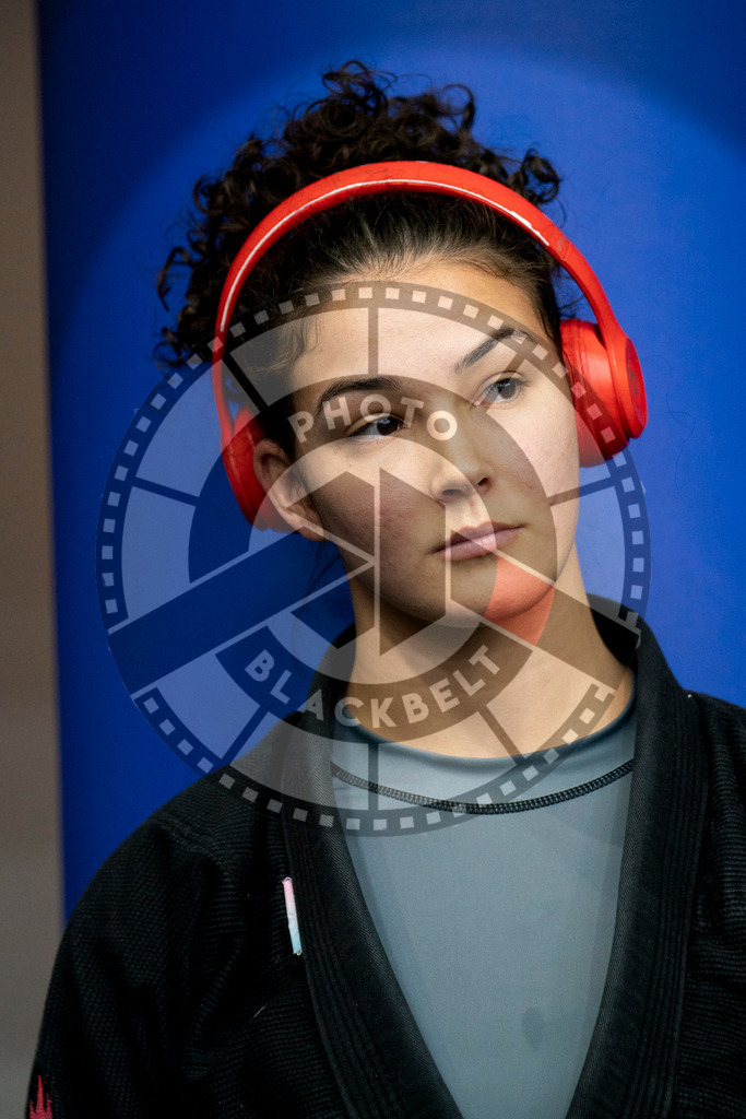 20240124PBB04364 | Fighters compete during the second day of the IBJJF European Championship in Paris, France, on January 24, 2024.