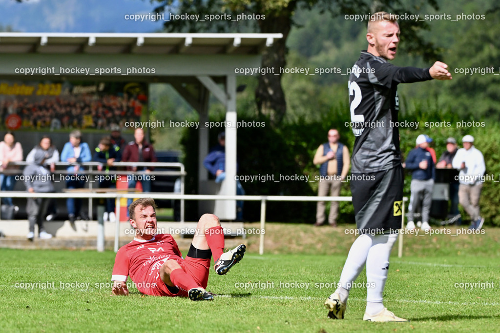 SV Rothentuhurn vs. URC Thal Assling | #10 Thomas Platzer SV Rothenthurn, #72 Jasmin Dindic URC Thal Assling, SV Rothentuhurn vs. URC Thal Assling, SV Rothentuhurn vs. URC Thal Assling am 15.09.2024 in Rothenthurn (Sportplatz Rothenthurn), Austria, (Photo by Bernd Stefan)