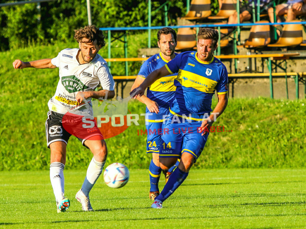 DSG Ferlach - ASKÖ St. Michael/Bleiburg Unterliga Ost 1. Runde | DSG Ferlach - ASKÖ St. Michael/Bleiburg am 29.07.2023 in Ferlach
(Sportplatz Unterbergen), Austria, (Photo by Ernst Krawagner sport-fan.at) - Realisiert mit Pictrs.com