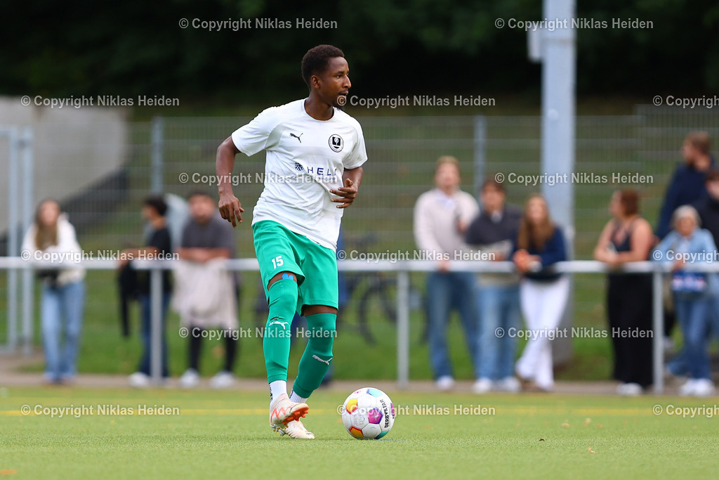 NH_TSVKlausdorf_FCKiliaKiel_KreispokalKFVKiel_23072025 | #15 Mohammed Mahmud (TSV Klausdorf)Fußball I Herren I Kreispokal KFV Kiel I Saison 2025-2026  I Viertelfinale I TSV Klausdorf - FC Kilia Kiel I 23.07.2025 I Aubrook Platz B