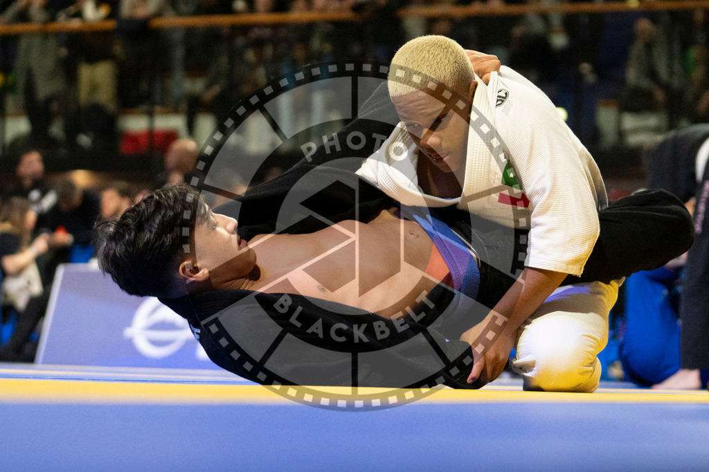 20240119PBB1600 | Fighters compete during the IBJJF European Championship in Paris, France, on January 19, 2024.
