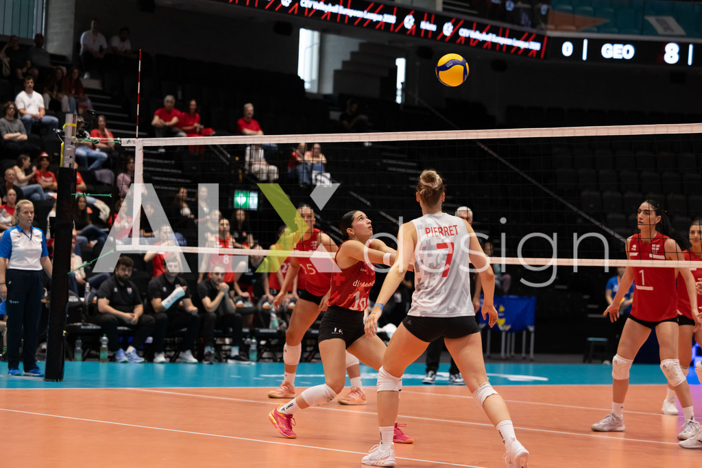 Georgia v Switzerland - CEV European League Women | KRIENS, SWITZERLAND - JUNE 12: FABIANA MOTTIS of Switzerland during the CEV European League match between Georgia and Switzerland at Pilatus Arena on June 12, 2026 in Kriens, Switzerland. - Realisiert mit Pictrs.com
