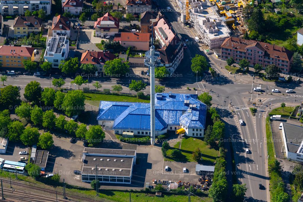 4032434 | Gebäude und Sendeturm an der Bahnhofstrasse, Singen-Hohentwiehl
