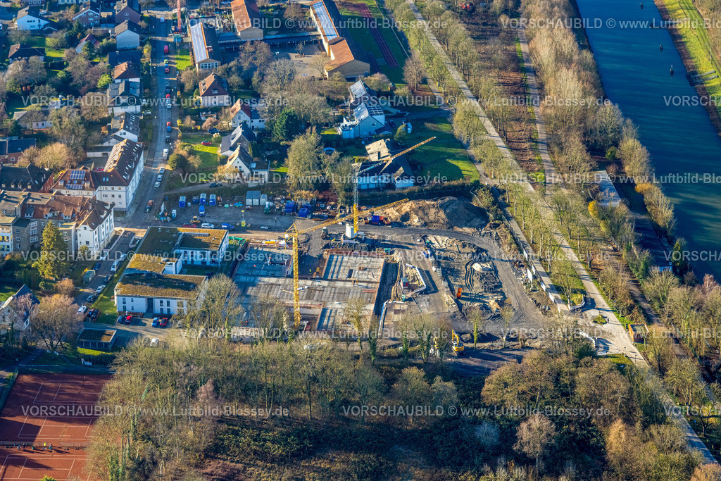 Hamm251202249 | Luftbild, Baustelle mit Neubau Wohnanlage Brändströmstraße und Rietzgartenstraße, Mitte, Hamm, Ruhrgebiet, Nordrhein-Westfalen, Deutschland