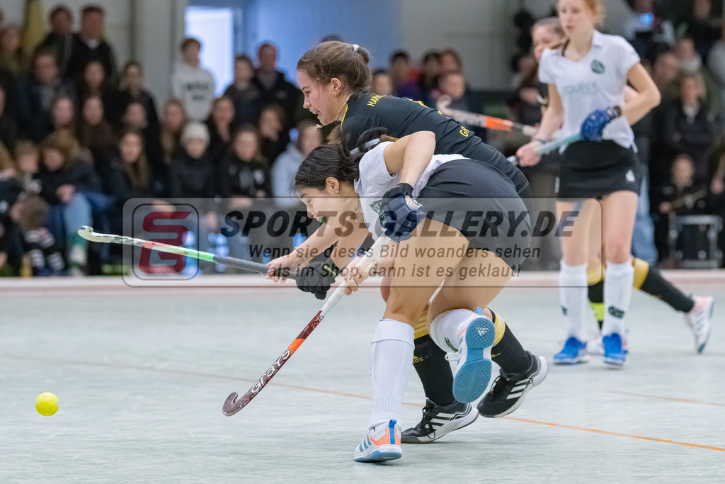 HK_20230226_105280 | Deutsche Meisterschaft WU16 Finale / Ehrungen Harvestehuder THC - 1. Hanauer THC am 26.2.2023 DSC 99, Düsseldorf ,