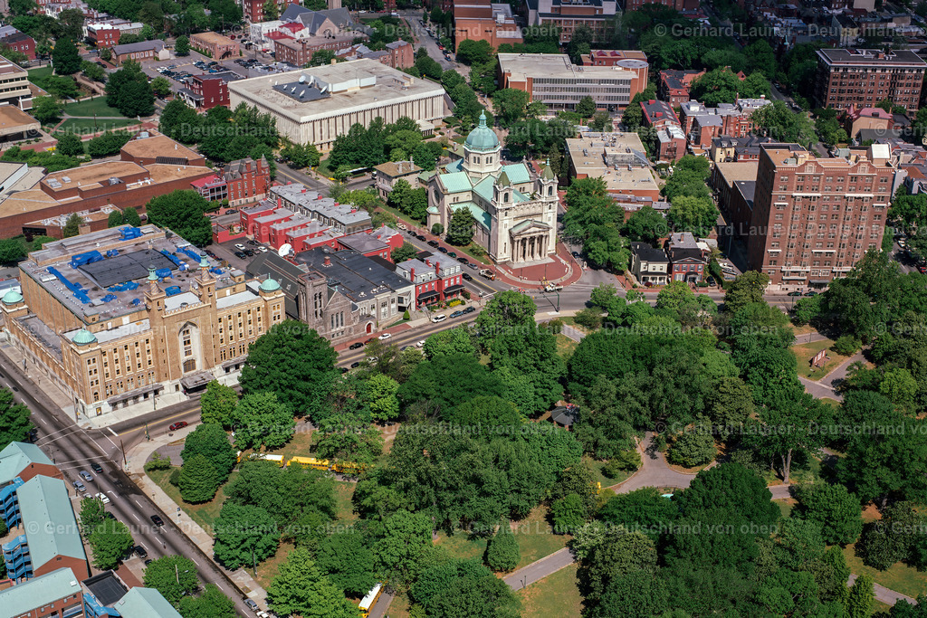 USA5707 | Monroe Park,  Cathedral of the Sacred Heart, Altria Theater, Richmond Virginia, USA