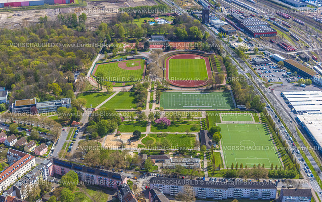 Dortmund230401364 | Luftbild, Sportanlage Hoeschpark, Borsigplatz, Dortmund, Ruhrgebiet, Nordrhein-Westfalen, Deutschland