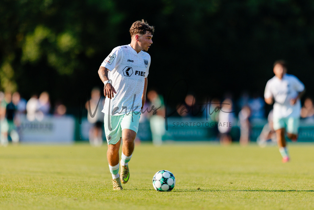 Testspiel, Saison 2026/27: SC Preußen Münster - Kickers Emden | Billerbeck, 10.07.2026: Testspiel, SC Preußen Münster gegen Kickers Emden auf der Anlage des DJK Billerbeck in Billerbeck. Foto: sportfotografie.ms | Markus Paletta - Realisiert mit Pictrs.com