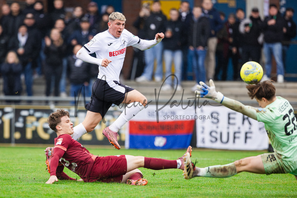 Westfalenpokal, Viertelfinale, Saison 2025/2026: 1. FC Gievenbeck - SC Verl | Westfalenpokal, Viertelfinale, Saison 2025/2026, 1. FC Gievenbeck empfängt SC Verl im Sportpark Gievenbeck in Münster. Foto: sportfotografie.ms | Markus Paletta - Realisiert mit Pictrs.com