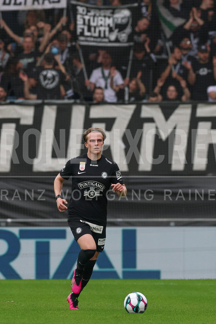 SK Puntigamer Sturm Graz vs TSV Egger Glas Hartberg – Championship Group    | Graz, Austria, 12.Apr.26 - SOCCER - ADMIRAL Bundesliga, SK Puntigamer Sturm Graz vs TSV Egger Glas Hartberg. The image shows Paul-Friedrich Koller (STU).    