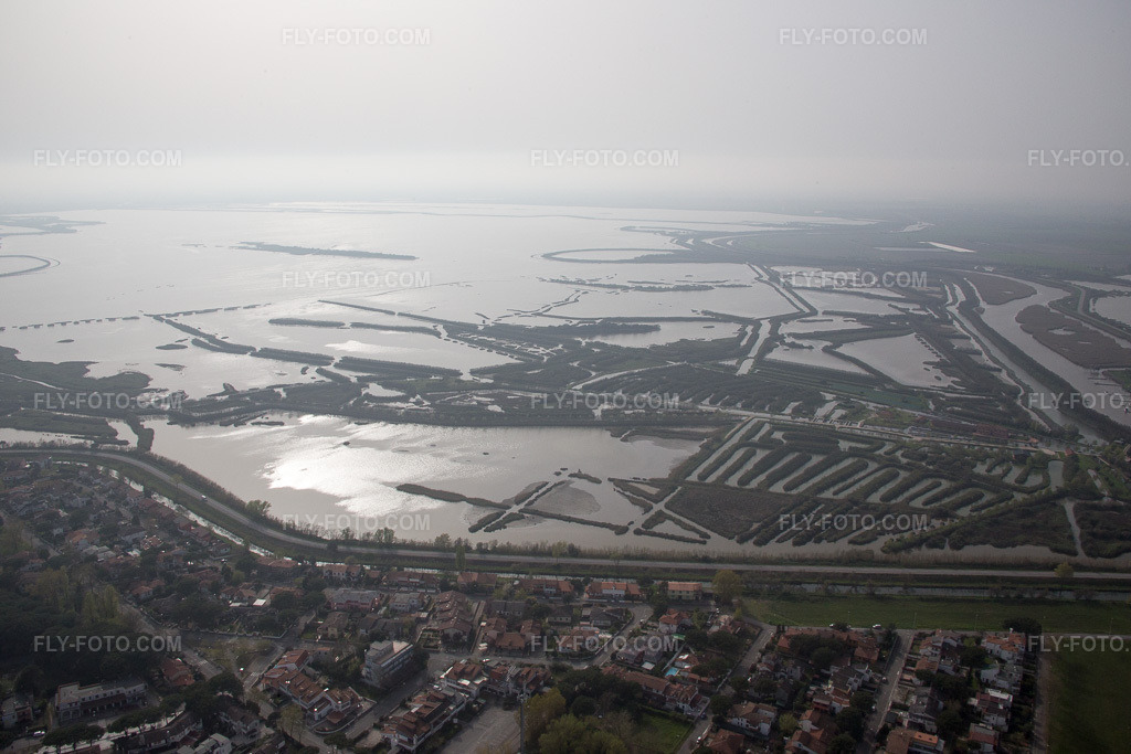 Aerial view: View of the town in Bagni in the state Emilia Romagna, Italy.Photo: IMG_087257.jpg taken on 04/05/2016 by Werner Riehm/FLY-FOTO.comResolution of the original: 5472 x 3648 px