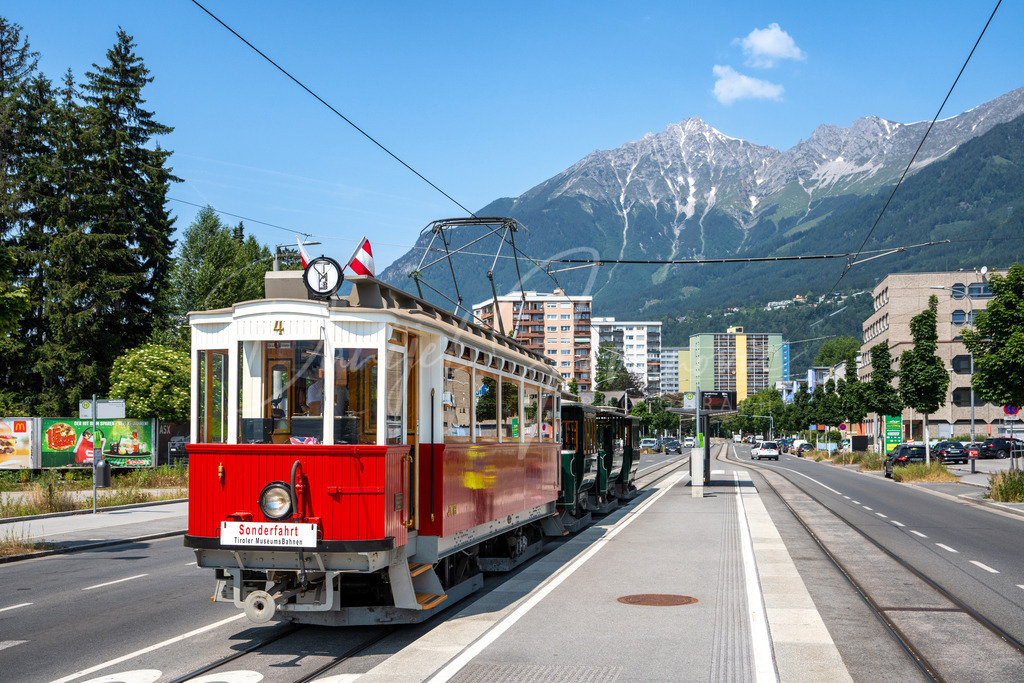 Straßenbahn | Triebwagen 4 in der Reichenau